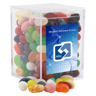 Small Acrylic Candy Box w/Jelly Belly® Jelly Beans